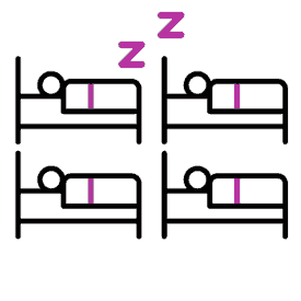 Krankenhaus | Mehrbett-Zimmer mit Stationsarzt